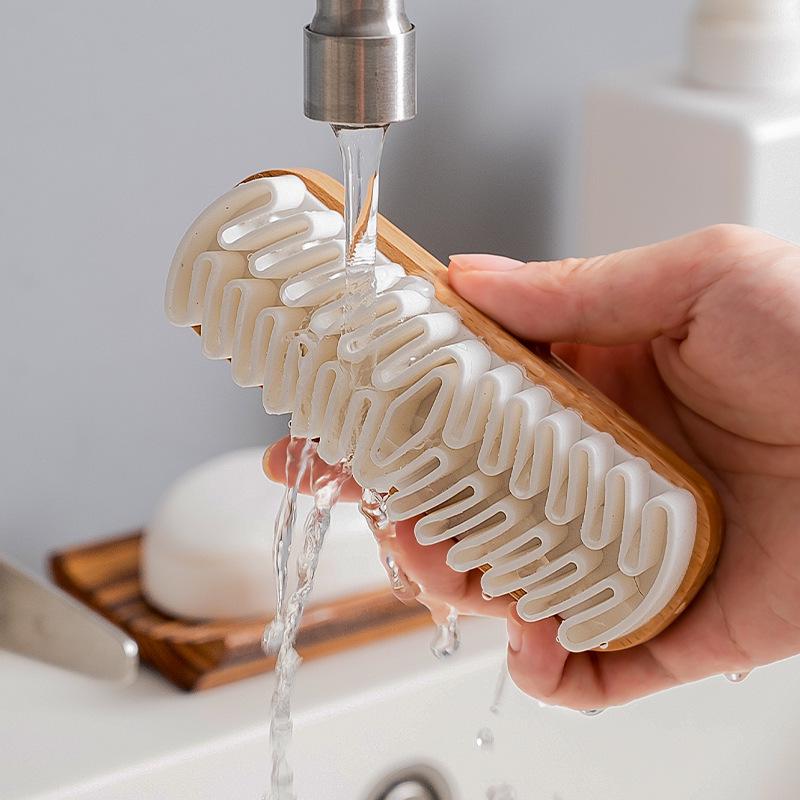 Suede Surface Rubber Shoe Brush - Nubuck & Suede Cleaner with Soft Bristles