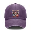 Patriotic Baseball Cap 2026 Unisex "250 YEARS" Eagle Flag Print Polyester Adjustable Sun Hat Breathable Lightweight Casual Outdoor Sports Patriotic