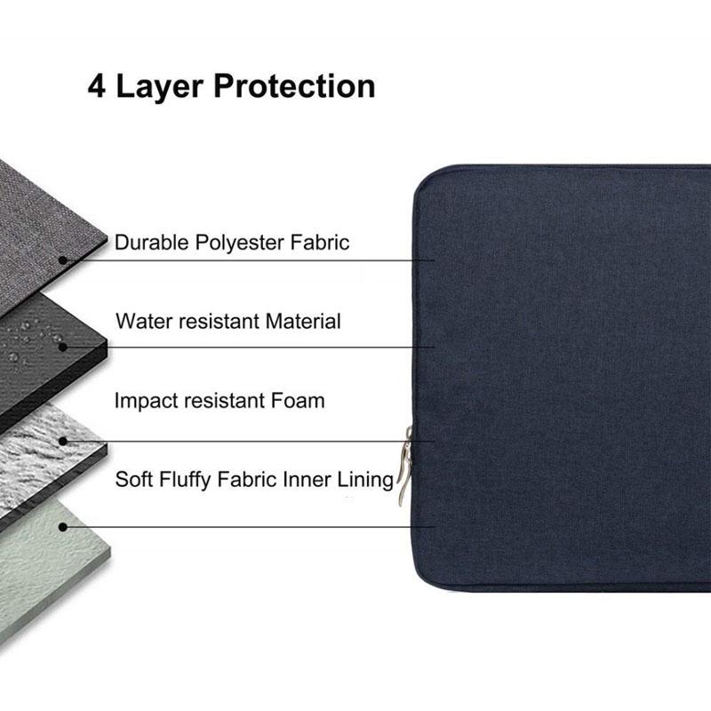 Laptop Sleeve Case for Surface Pro 9 10 11 12.4 Waterproof Pouch Bag Cover Microsoft Surface Pro 7 4 3 5 6 Go 1 2 3 4 10.5 Bag