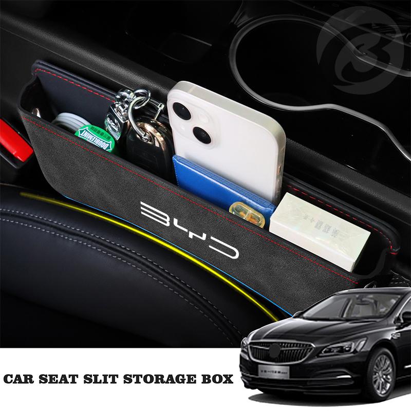 Universal Suede Seat Side Storage Pocket for BYD Atto 3 Han EV Dolphin Song PRO Max Tang DM Yuan Dolphin E2 Qin PLUS Accessories