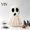 Soft Halloween Plush Toys Ghost Hanging Ornament, Cute Spooky Tabletop Indoor Party Ornaments Figurine, Holiday Atmosphere Props, Funny Supplies Decor
