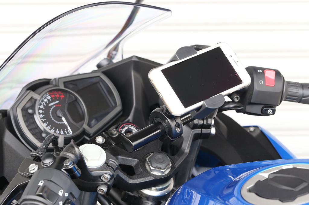 Kijima Bike Parts Stay Handle Mount Bar Steel Ninja 400 Black 250/Ninja ('18-) 22.2mm 204-0642