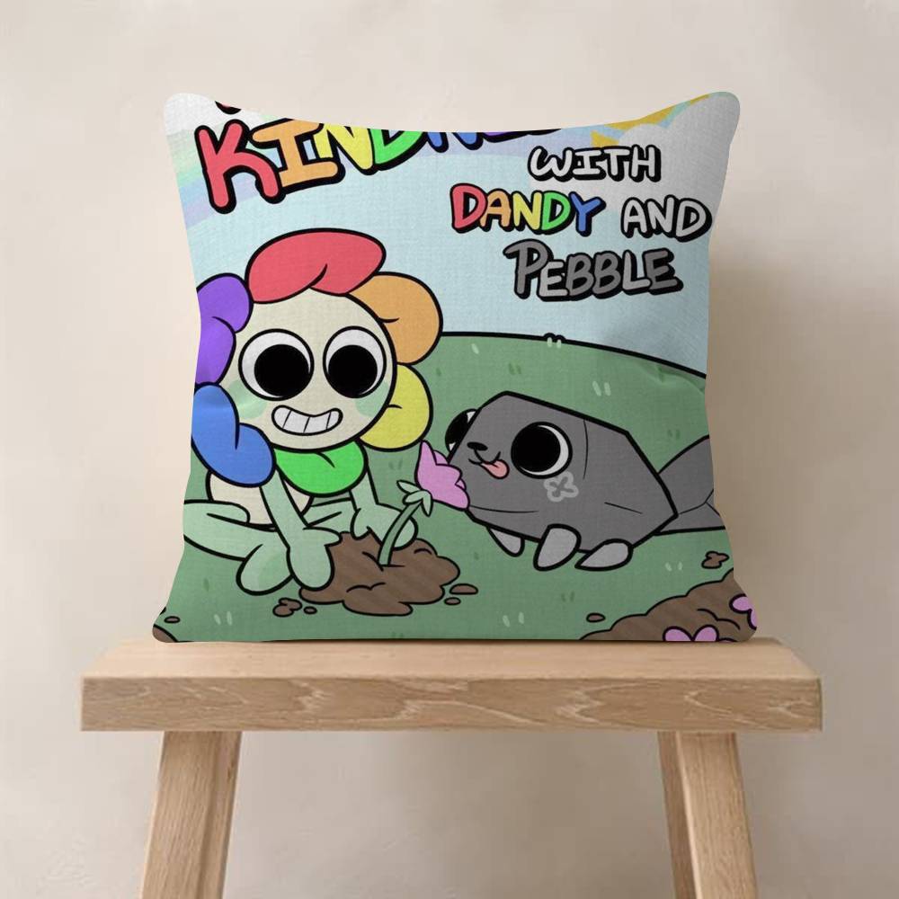 Popular Game DDandys World Cute Cushion Cover Pillow Cover Decor Pillowcase Printed Cushion Case for Couch