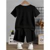 Summer Fashion 3D Cute Cartoon Digital Print Casual Comfortable BreathableAnd Lightweight Children's Set