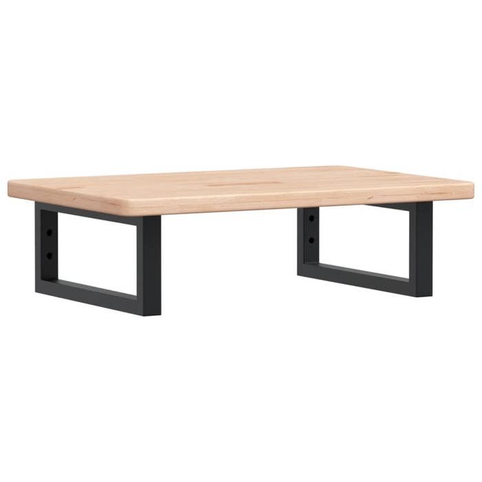 VidaXL Wall-mounted Vanity Shelf Steel and Solid Oak Wood, Floating Vanity Shelf, Vanity Shelf for Countertop 3302333