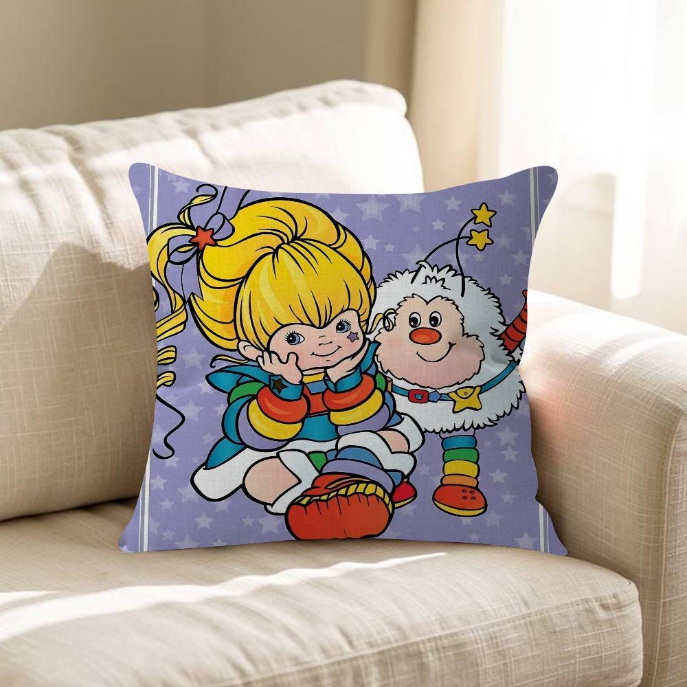 Cute RRainbow BBrite Pillow Cover For Bedroom Room And Living Room Sofa Decorative Cushion Cover