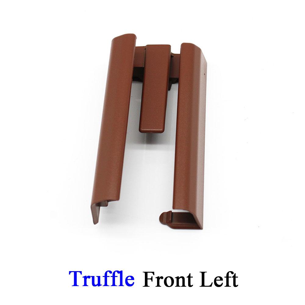 Car Interior Black Front Rear Left Right Seat Rail Trim Cover Sliding Track Replacement For BMW 5 Series G30 G31 G38 2016-