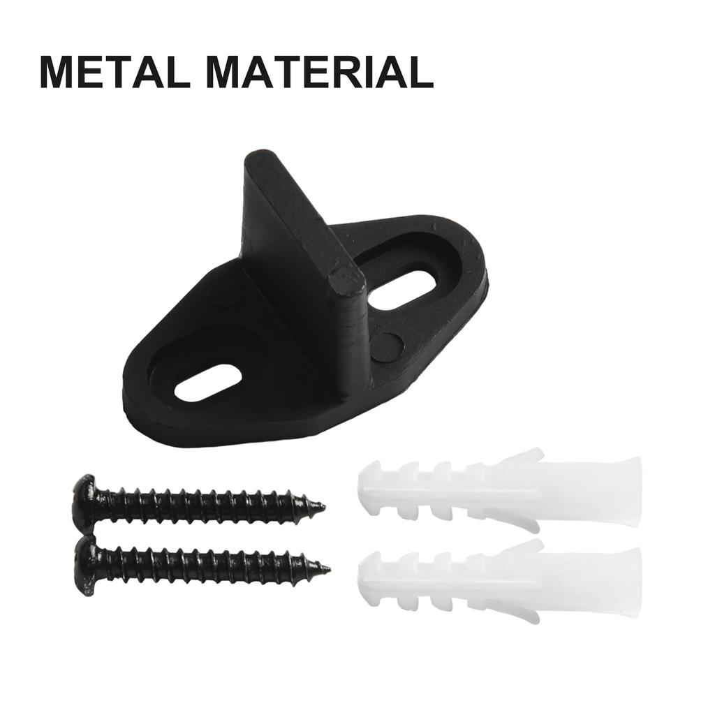 Classic Black Adjustable Barn Door Guide Barn Door Floor Guide