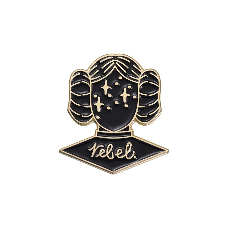 

Персонаж Мультяшная Стильная Брошь Уникальный Значок из Черного Металла для Модных Аксессуаров Летом 2024