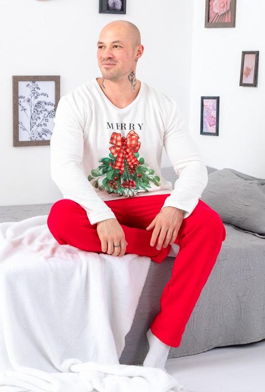 Men’s Holiday Pajamas – Soft Knit & Matching Family Style, Winter, 8625-F HC