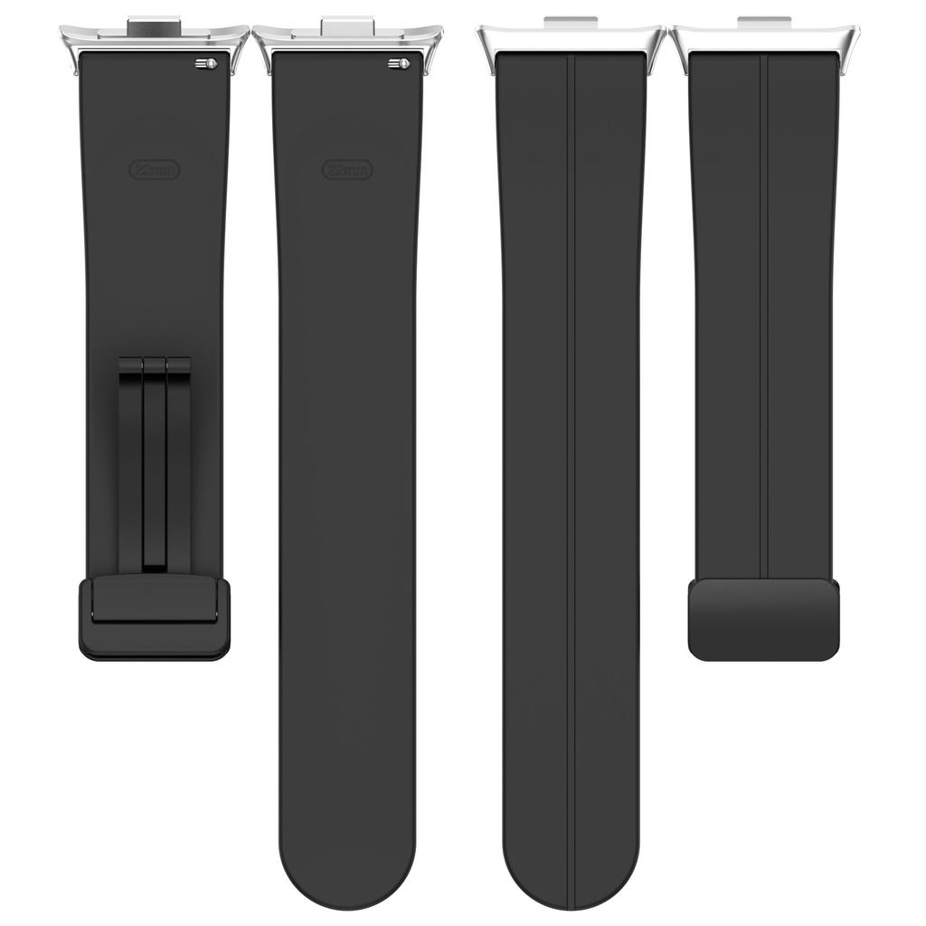 For Xiaomi Redmi Watch 4/Smart Band 9 Pro/8 Pro Silicone Strap Replacement Wrist Band with Folding Buckle