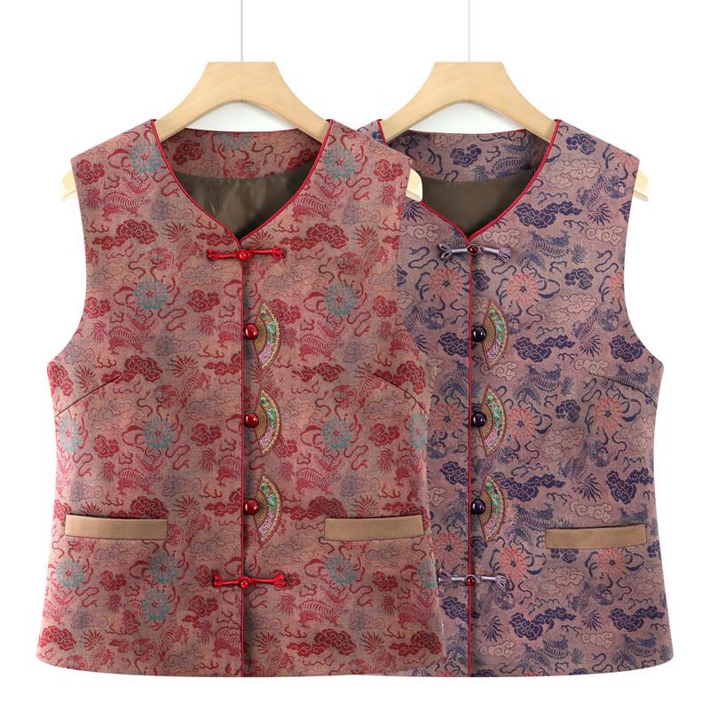 Blumenweste für ältere Damen in Übergröße