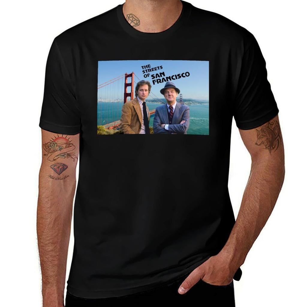 The Streets Of San Francisco Tshirt Sports Casual Short Sleeve Cotton Tee