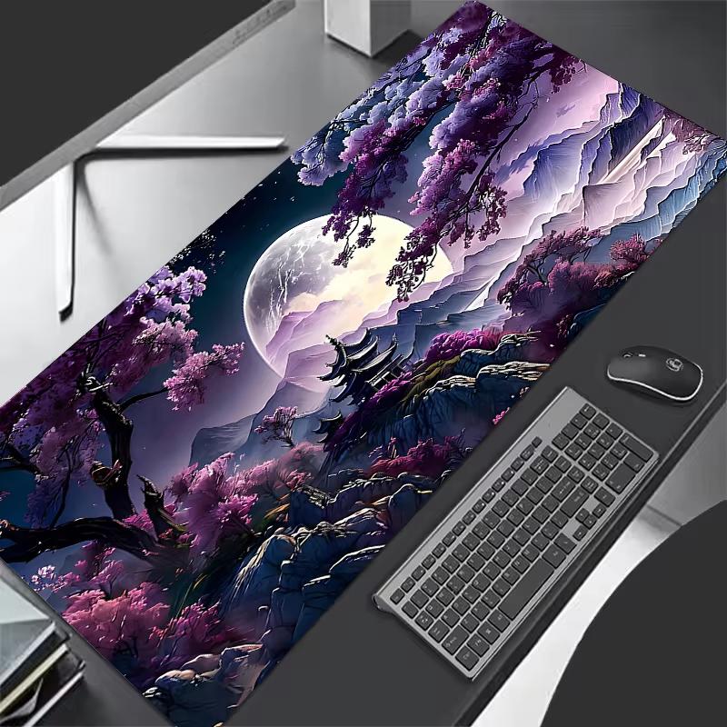 Japanese Style Cherry Mouse Pad Large Mousepad Gaming Desk Mat Pc For Computer Gamers Laptop Tablet Mousemat Rug