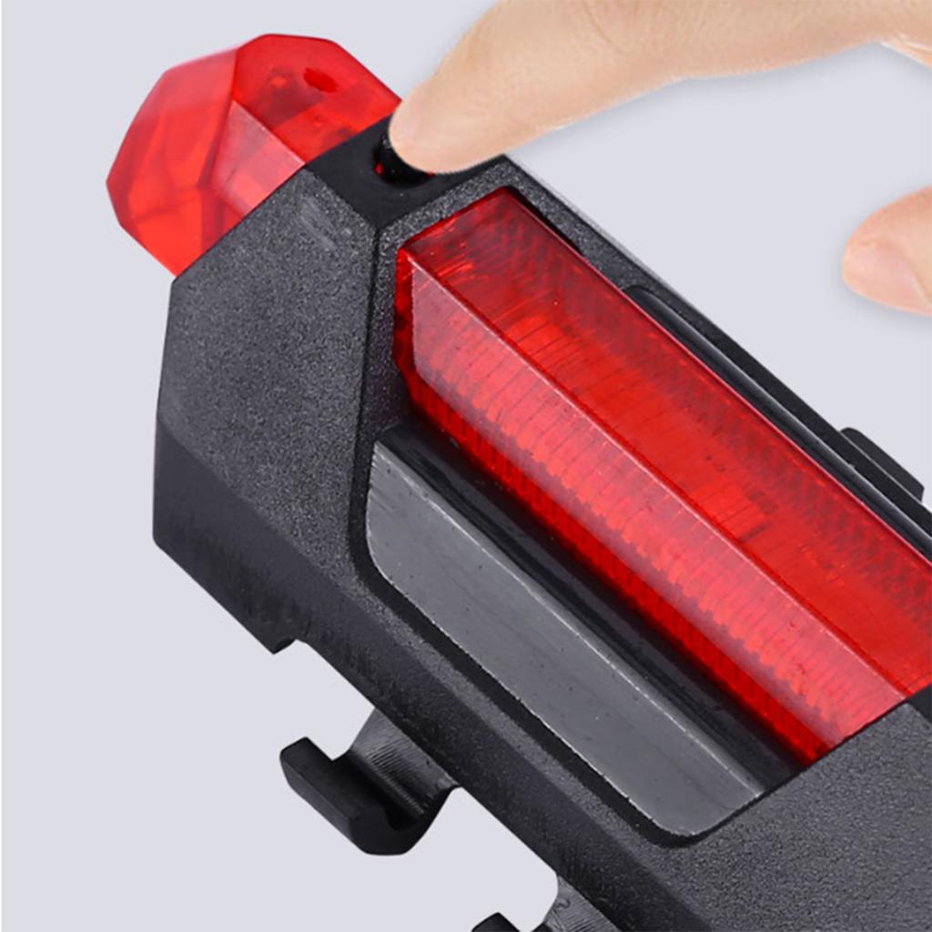 Bike Tail Lights Bike Waterproof Rear Light USB Rechargeable LED Brake Light Cycling Riding Safety Flashlight Taillight