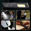Mini Pocket LED Flashlight Rechargeable Type-C 800LM Waterproof Magnetic Torch 6 Modes with Clip for Camping Emergency Repair