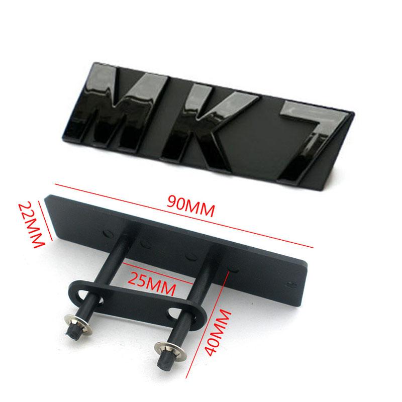 2026 Hot For Volkswagen VW Front Grille Hood Emblem Badge MK7 Letters AutoTrunk Sign Golf 7 Car