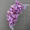 Champagne Matrimonio Fiori Artificiali Fila Feste Centrotavola Arco Decorazione Parete Finestra Sfondo Disponi Oggetti di Scena Foglia Appesa Floreale