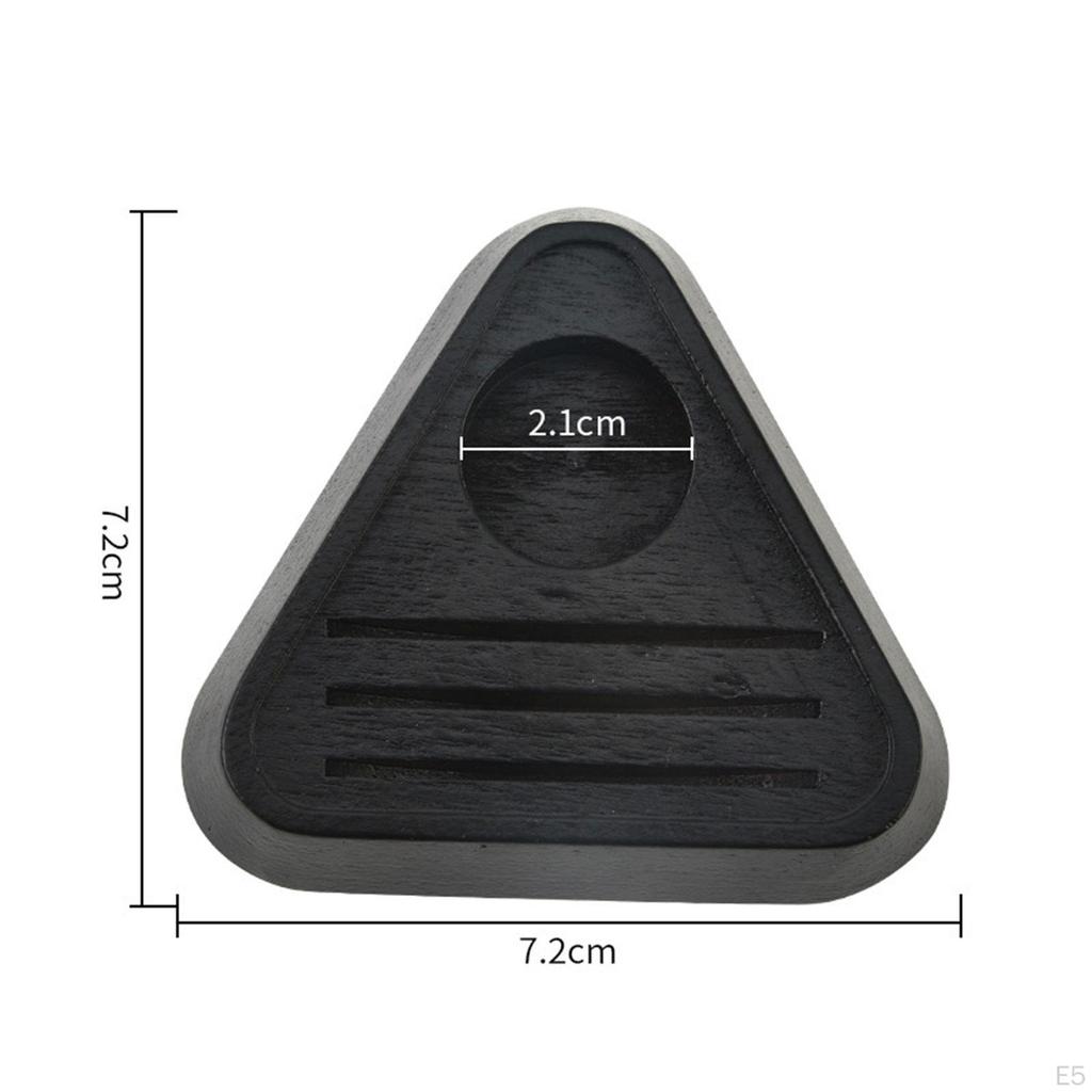 51/53/58mm Wooden Espresso Disc Holder Triangle Reusable Accessory Coffee Distribution Net