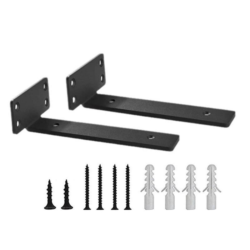 Heavy Duty Wall Mounted Storage Rack Durable Iron Holder Versatile Hanger Space Saving Solution for Logistics  & Retail 15cm