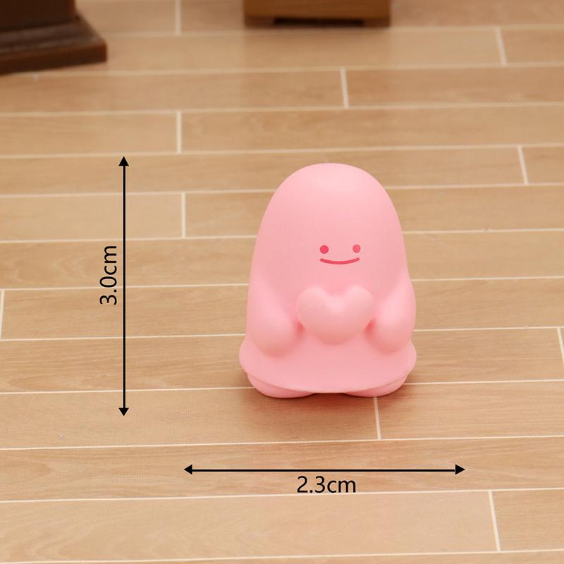 Cute Cartoon Mini Halloween Colorful Ghost Miniature Figurines Desktop Car Micro Landscape Home Ornaments Decoration Accessories