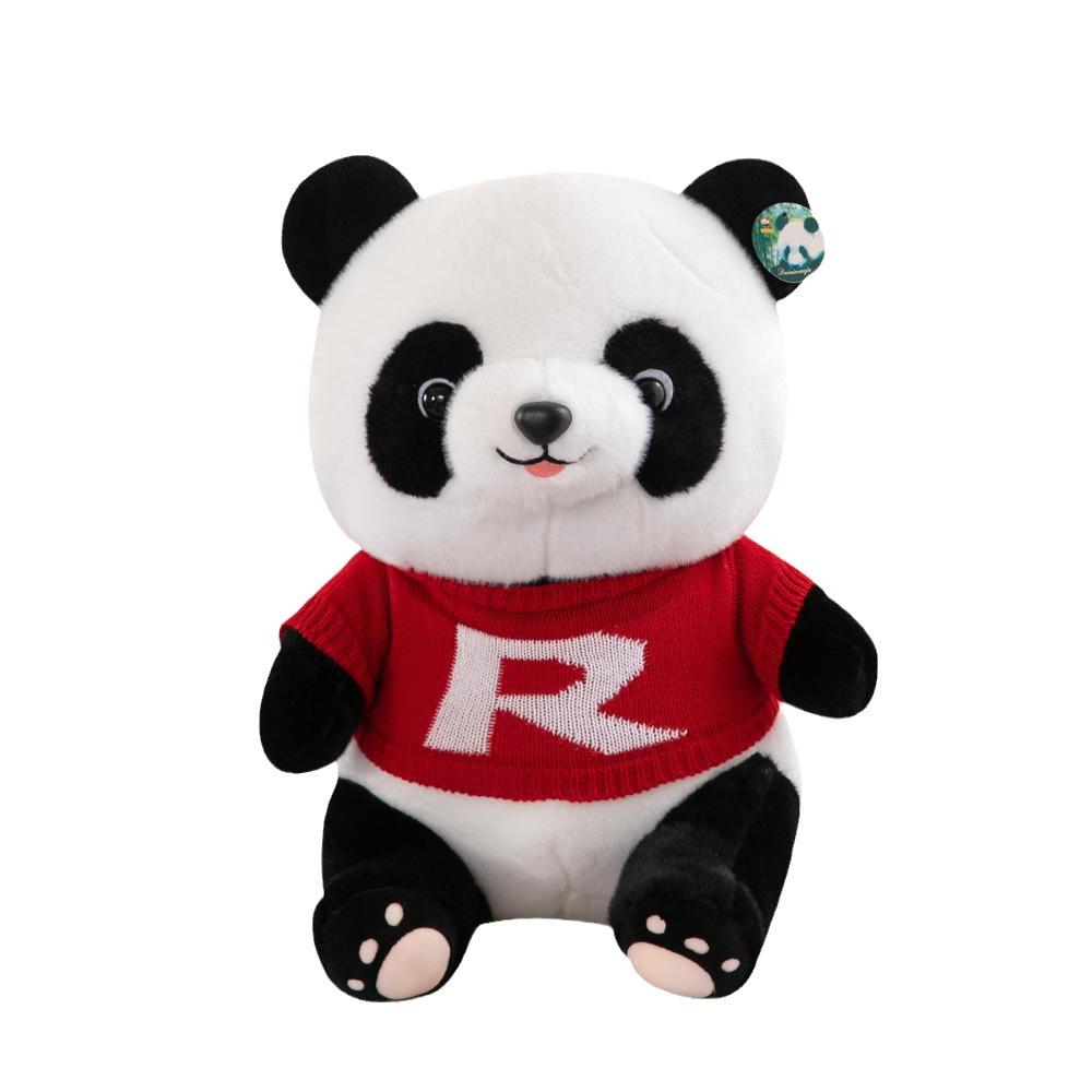 New Cross-border Sweater Cute Panda Doll Plush Toy Doll Children's Doll Birthday Gift Doll