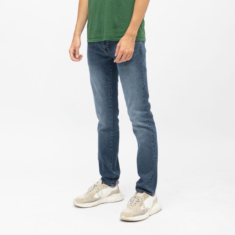 Jean jackson denim coton Homme BILL TORNADE