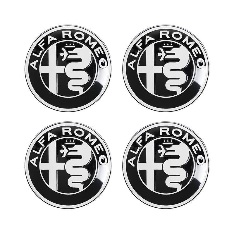 

2026 Горячая Alfa Romeo 4 шт. 60 мм Центральная заглушка колеса Колпачок ступицы Значок Наклейка Автоаксессуары Для Alfa Romeo 4C 159 166 Spider G For Alfa Romeo