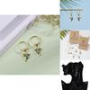 Hummingbird Animal Earrings Alloy Water Drilling Vintage Hoop For Teens