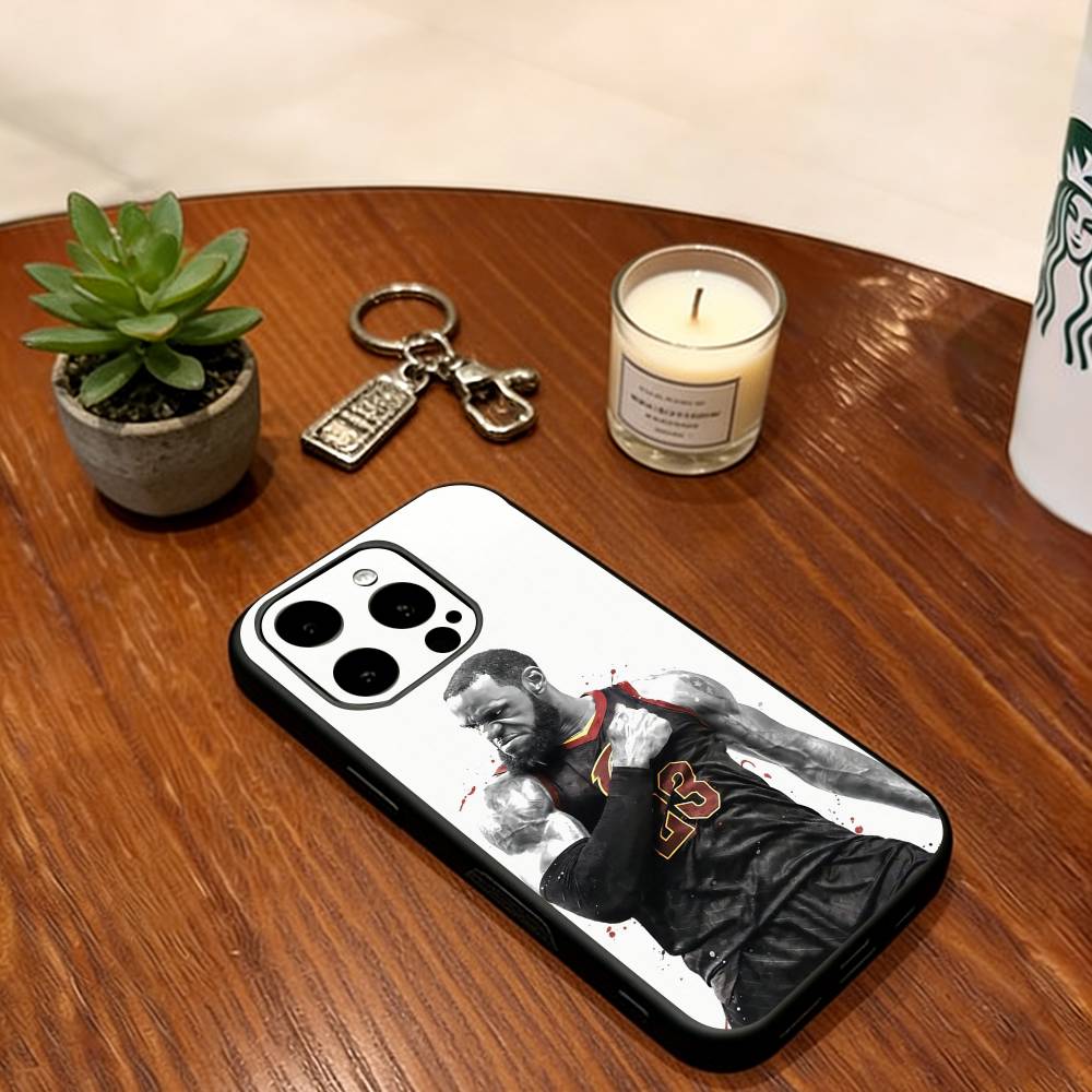 

King James Phone Case Soft Silicone black For IPhone 17 16 15 14 13 12 11 X XR Plus Pro Max Plus iPhone12Pro