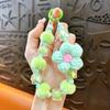 Creative Cute Biscuit Beaded Keychain: Plush Mobile Charm & Bag Accessory Gift