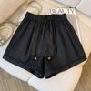 Women's Chinese Style A-line Wide-Leg Summer Sports Shorts - Slimming, Petite, Loose Fit, Thin, Five-Point Length
