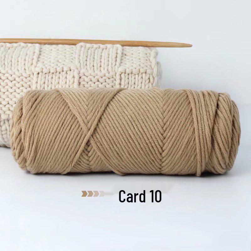 8-Strand Lover's Cotton Wool Yarn for Handmade Knitting: Soft DIY Scarf or Hat Acrylic Yarn