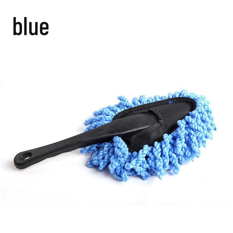 

Компактный набор воска для автомобиля и щетки-швабры для пыли синий