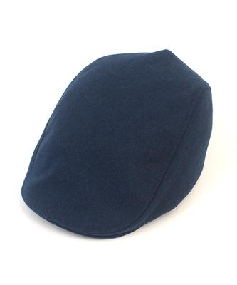 Simple Wool Navy Hunting Cap