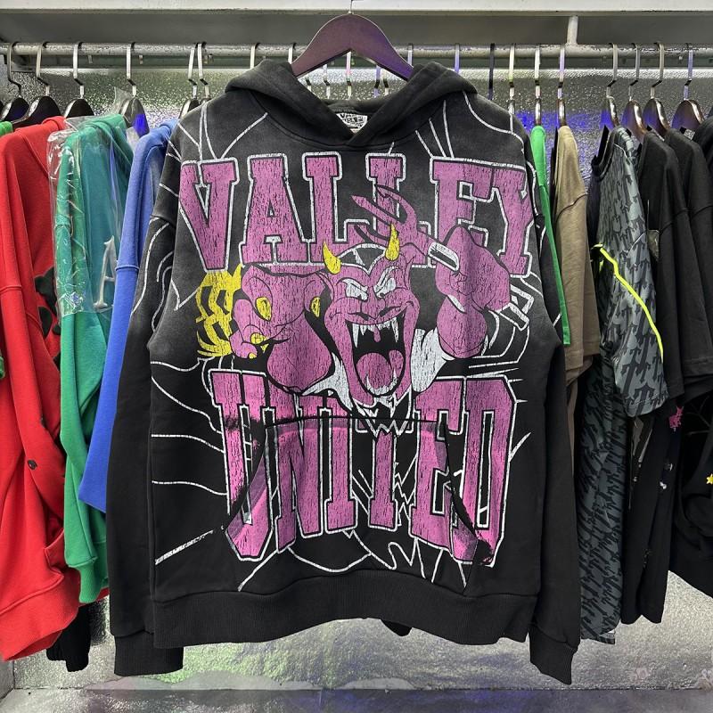 Unisex Cross Graphic Hoodie Loose Fit Casual Cotton Sweatshirt Teens