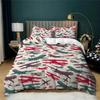 Print Blue White Airplane Comforter Cover Set For Boy Men Teen Kids Microfiber Duvet Cover With Pillowcase Plane Bed Cover Set