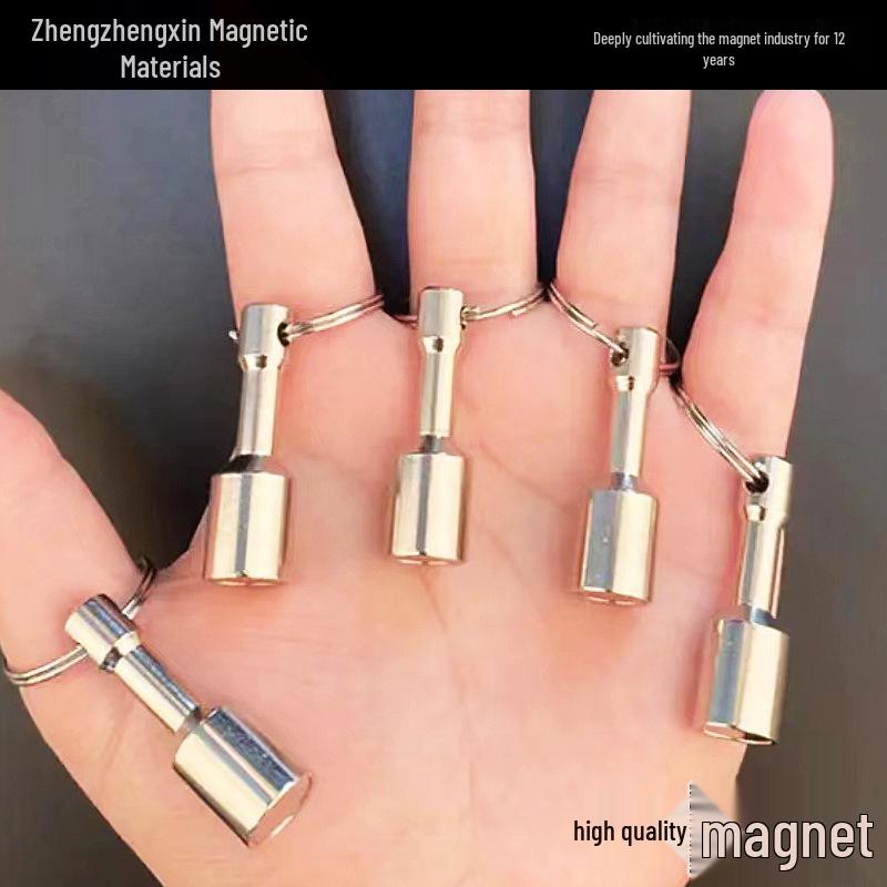 Stainless Steel Magnetic Keychain & Identifier Ring