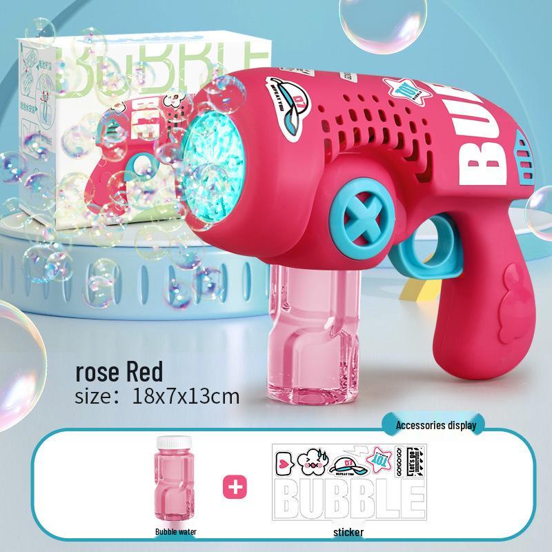 Gatling Bubble Gun: Automatic Electric Handheld Bubble Maker for Kids
