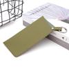 Sunglasses Pouch Pu Leather Glasses Bag Eyewear Protector Case With Keyring Glasses Storage Bag Korean Style Glasses Clip