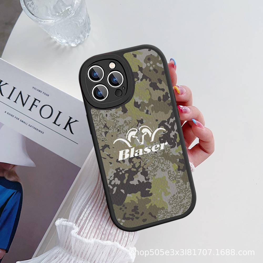 

Чехол для телефона Blaser Usa Rifles для iPhone 16 15 14 11 12 13 Pro Max Plus Задняя кожаная крышка iPhone 14 plus