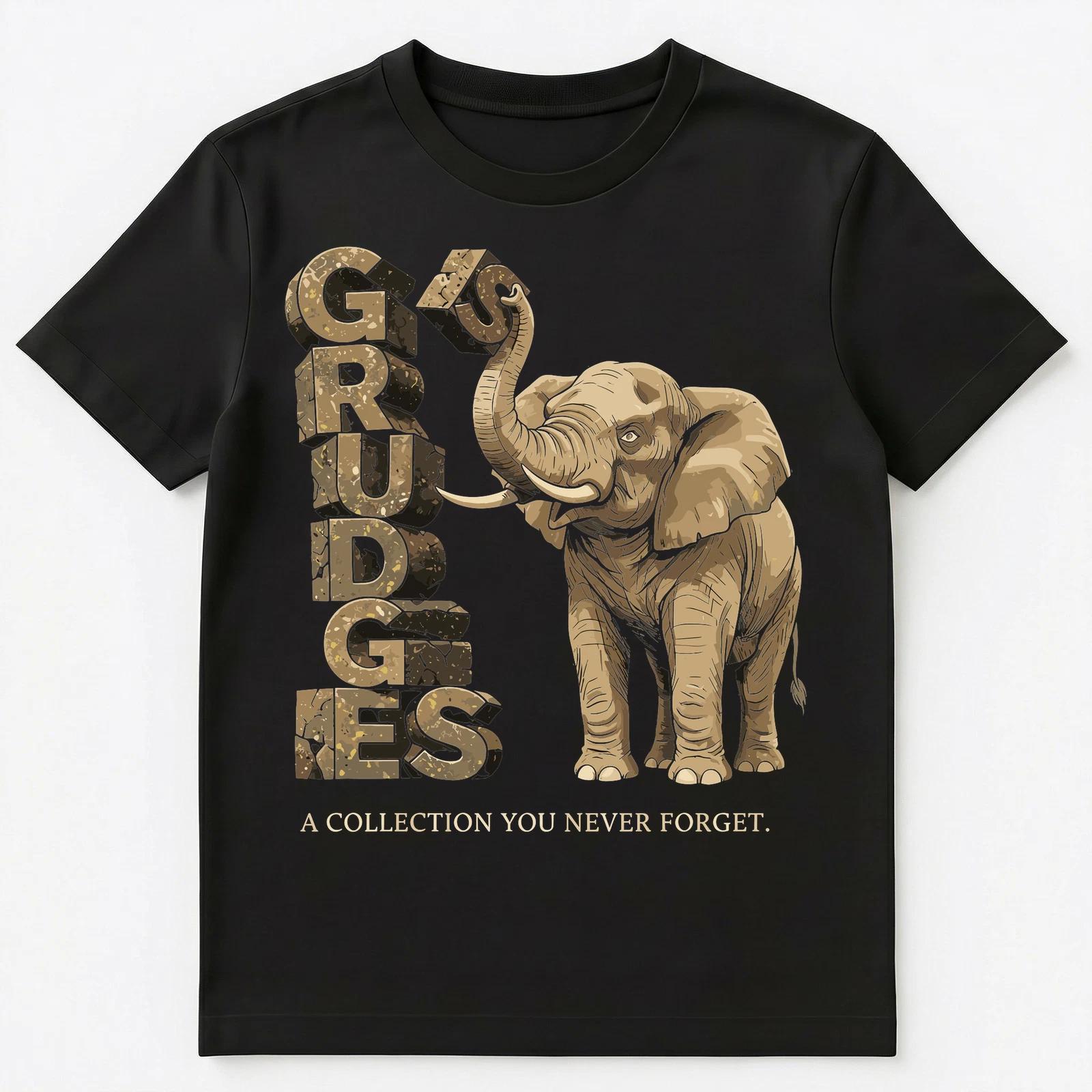 Elephant Enthusiast Unforgettable Grudges Animal Unisex T-Shirt M