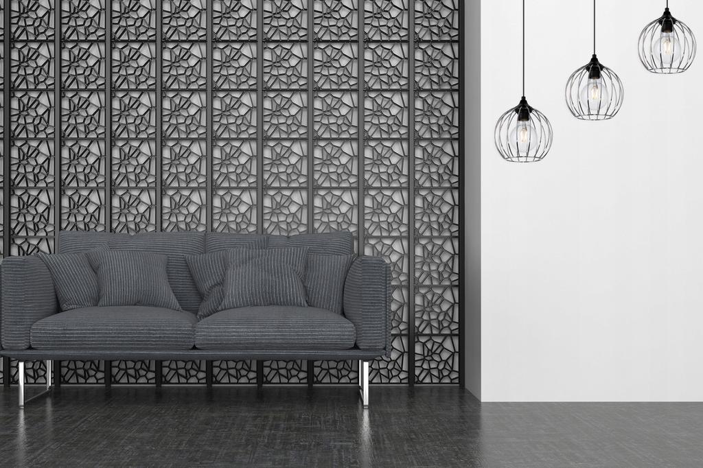 CEILING HANGING LAMP, WIRE CHROME LED