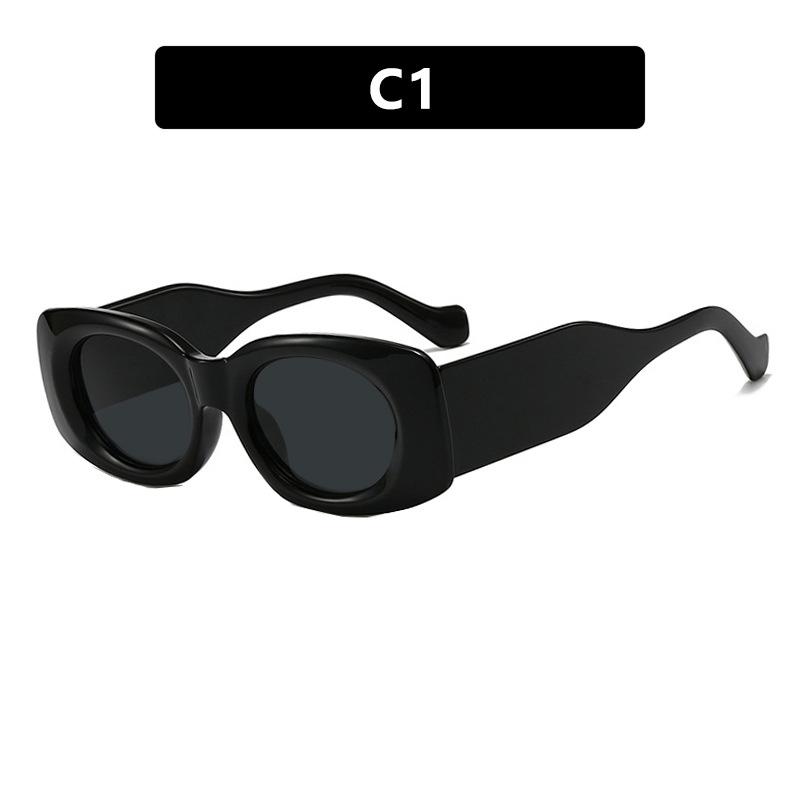Square concave sunglasses 2026 new fashion sunglasses street high sense Internet celebrity trend ns sunglasses As pictured:
