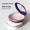 Portable Orthodontic Retainer & Denture Storage Box with Mirror and Braces Soaking Feature