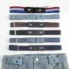 2 teile/satz Keine Schnalle Elastischen Gürtel Für Frauen Männer Unisex Stretch Gürtel Für Hosen Jeans Casual Schnalle Frei Einstellbar Unsichtbare gürtel