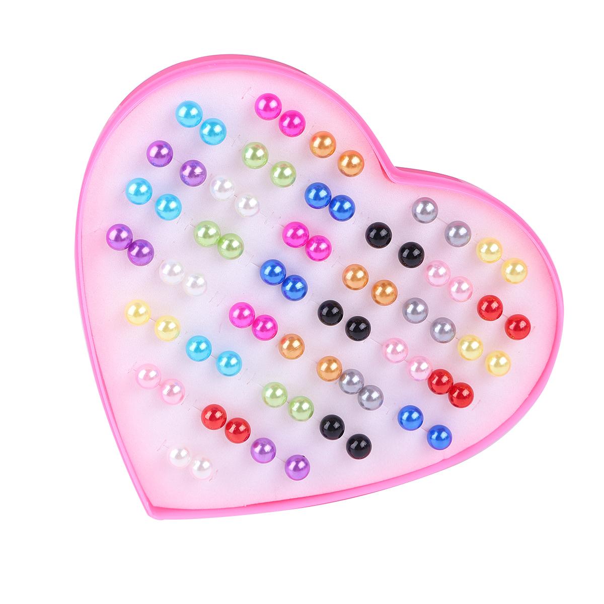 

36 пар/компл. эмалированные серьги-гвоздики, комплект серег для женщин и девочек с серьгами в форме сердца, ювелирные изделия