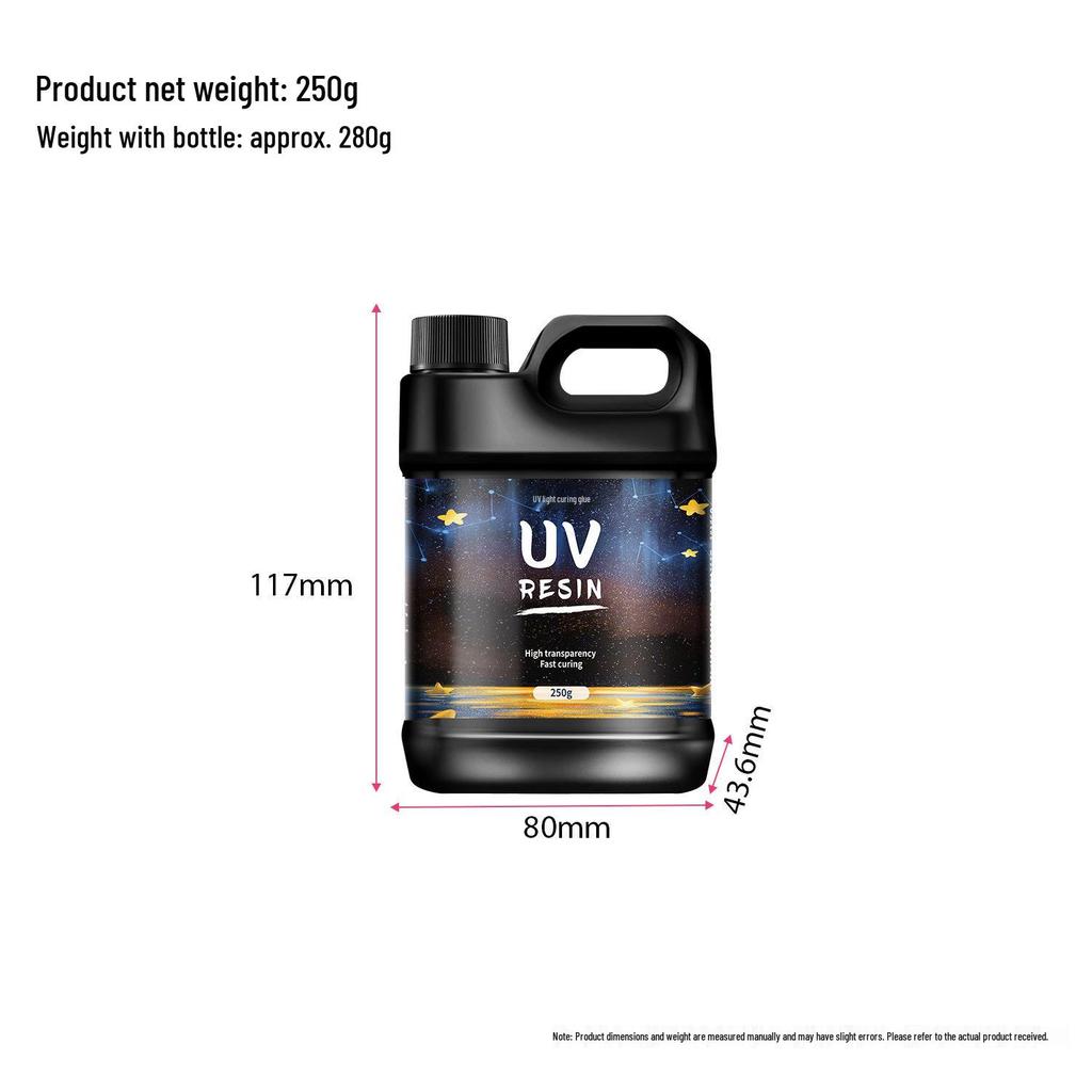 DIY Jewelry UV Drip Glue: Fast-Drying, Odorless, Transparent Crystal UV Curing Adhesive