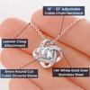 Stainless Steel Diamond Four-Leaf Clover Necklace, Non-Fading, Stylish Gift for Daughter
