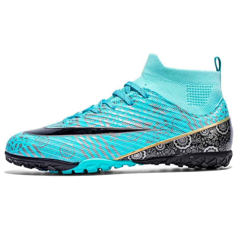 Atmungsaktive High-Top-Sports- und Freizeitschuhe für Herren und Damen, lange Nägel, abgebrochene Nägel, Fußballschuhe, Rasenspiele, große Größen